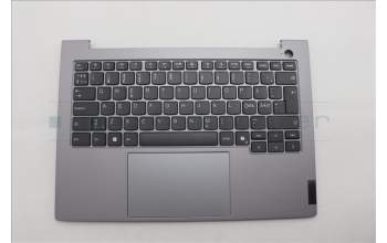 Lenovo 5CB1P31091 C-Cover with keyboard, Nordic, Arctic Grey, UK