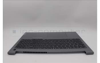 Lenovo 5CB1P31113 C-Cover with keyboard, Greek, Arctic Grey, Backlight