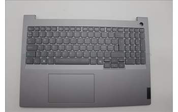 Lenovo 5CB1P31122 C-Cover with keyboard,Nordic,Arctic Grey,Backlight