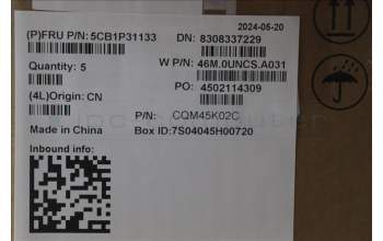 Lenovo 5CB1P31133 Tastatur inkl. Topcase ASM_USA ENG W21MW AG BL