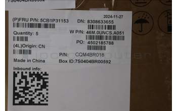 Lenovo 5CB1P31153 Tastatur inkl. Topcase ASM_NORDIC W 21MW AG