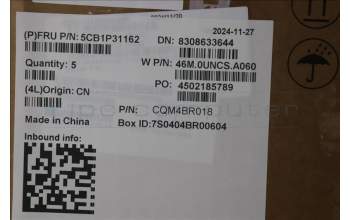 Lenovo 5CB1P31162 Tastatur inkl. Topcase ASM_UK W 21MW AG