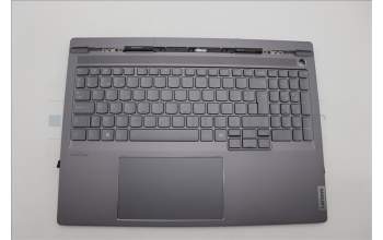 Lenovo 5CB1P31178 C-Cover with keyboard, Belgian, Storm Grey, w/Screw, UK