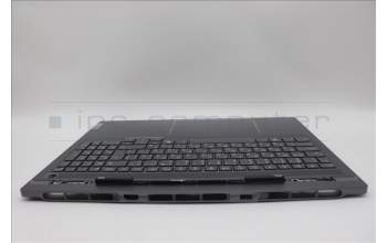 Lenovo 5CB1P31179 C-Cover with keyboard, Bulgarian, Storm Grey, w/Screw, UK