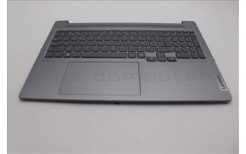Lenovo 5CB1P31491 C-Cover with keyboard, Belgian, Arctic Grey, UK