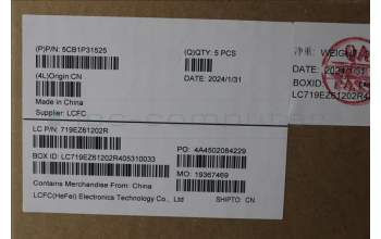 Lenovo 5CB1P31525 Tastatur inkl. Topcase ASM_CZE/SLK L83D4 AGUMA
