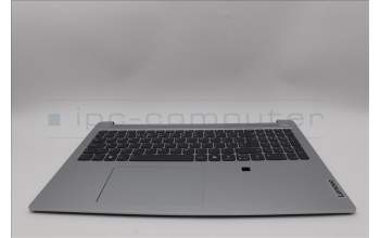 Lenovo 5CB1P33451 C-Cover with keyboard, UK English, Cloud Grey, Backlight, FingerPrint, UK
