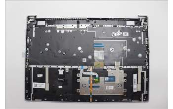 Lenovo 5CB1P33458 C-Cover with keyboard, Nordic, Cloud Grey, Backlight, FingerPrint, UK