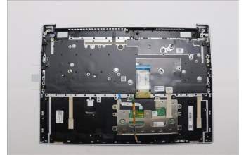 Lenovo 5CB1P33459 C-Cover with keyboard, French, Cloud Grey, Backlight, FingerPrint, US