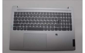 Lenovo 5CB1P33467 C-Cover with keyboard, Bulgarian, Cloud Grey, Backlight, FingerPrint, UK