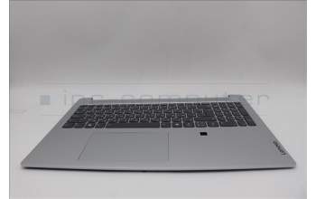 Lenovo 5CB1P33467 C-Cover with keyboard, Bulgarian, Cloud Grey, Backlight, FingerPrint, UK