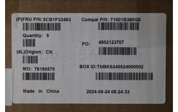 Lenovo 5CB1P33483 Tastatur inkl. Topcase ITA C83DC NFP CG BLAI AL