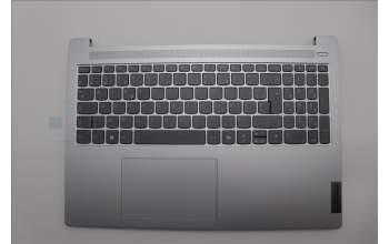 Lenovo 5CB1P33490 C-Cover with keyboard, French, Cloud Grey, Backlight, Non-FingerPrint, US