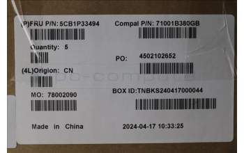 Lenovo 5CB1P33494 Tastatur inkl. Topcase BEL C83DC NFP CG BLAI AL