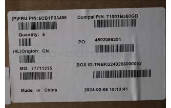 Lenovo 5CB1P33496 Tastatur inkl. Topcase SLV C83DC NFP CG BLAI AL