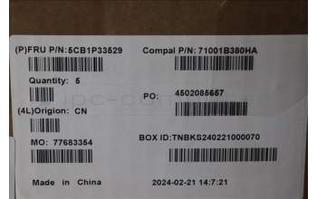 Lenovo 5CB1P33529 Tastatur inkl. Topcase BUL C83DC FP AB BLAI AL