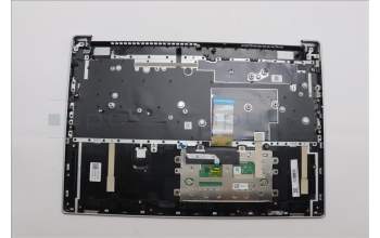 Lenovo 5CB1P35970 C-Cover with keyboard, German, Cloud Grey, Non-Backlight, FingerPrint, UK