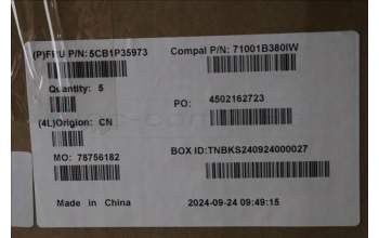 Lenovo 5CB1P35973 Tastatur inkl. Topcase BEL C83DC FP CG NBLAI AL