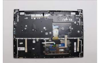 Lenovo 5CB1P35983 C-Cover with keyboard, US English Euro, Cloud Grey, Non-Backlight, Non-FingerPrint, US
