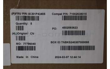 Lenovo 5CB1P43405 Tastatur inkl. Topcase ASM_BEL C 83DX BLWH