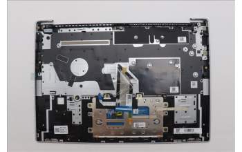 Lenovo 5CB1P43472 C-Cover with keyboard, Greek, Cloud Grey, Backlight, FingerPrint