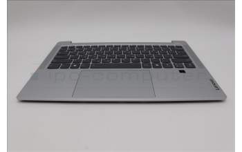 Lenovo 5CB1P43472 C-Cover with keyboard, Greek, Cloud Grey, Backlight, FingerPrint