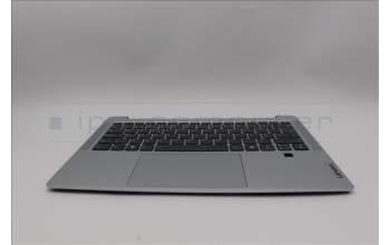 Lenovo 5CB1P48983 C-Cover with keyboard, Portuguese, Cloud Grey, Backlight, FingerPrint