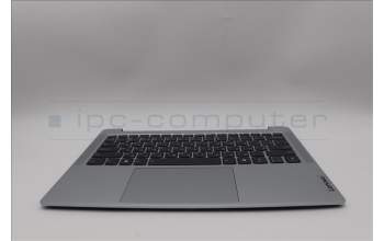 Lenovo 5CB1P49009 C-Cover with keyboard, Ukraine, Cloud Grey, Backlight, Non-FingerPrint, US