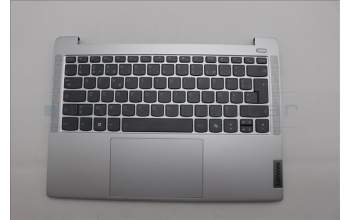 Lenovo 5CB1P49153 C-Cover with keyboard, French, Cloud Grey, Backlight, Non-FingerPrint, US