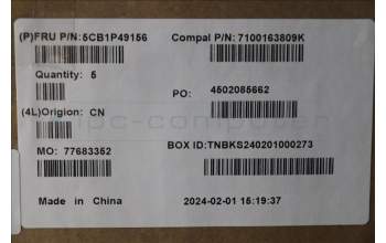 Lenovo 5CB1P49156 Tastatur inkl. Topcase HUN C83DA NFP CG BLAI AL
