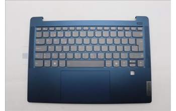 Lenovo 5CB1P49180 C-Cover with keyboard, Portuguese, Abyss Blue, Backlight, FingerPrint