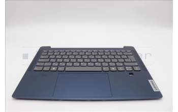 Lenovo 5CB1P49192 C-Cover with keyboard, Bulgarian, Abyss Blue, Backlight, FingerPrint, UK