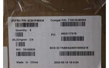 Lenovo 5CB1P49436 Tastatur inkl. Topcase HUN C83DA NFP AB BLAI AL