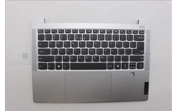 Lenovo 5CB1P49448 C-Cover with keyboard, US English Euro, Cloud Grey, Non-Backlight, FingerPrint, US