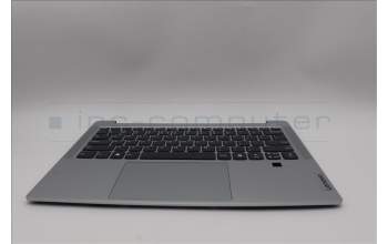 Lenovo 5CB1P49448 C-Cover with keyboard, US English Euro, Cloud Grey, Non-Backlight, FingerPrint, US