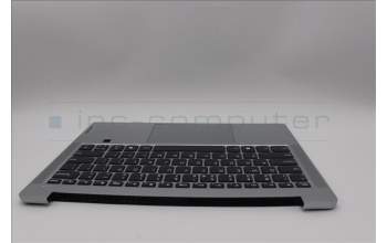 Lenovo 5CB1P49448 C-Cover with keyboard, US English Euro, Cloud Grey, Non-Backlight, FingerPrint, US