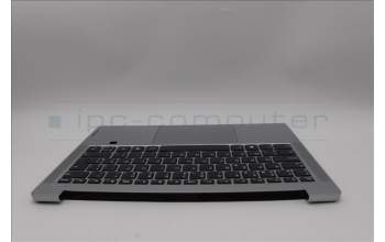 Lenovo 5CB1P49468 C-Cover with keyboard, Belgian, Cloud Grey, Non-Backlight, FingerPrint, UK