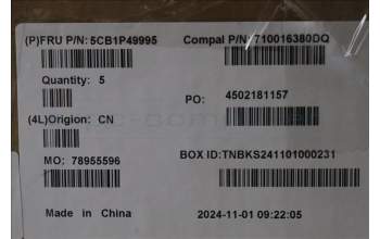 Lenovo 5CB1P49995 Tastatur inkl. Topcase FRA C83DA FP AB NBLAI AL