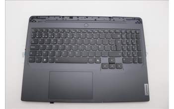 Lenovo 5CB1P50117 C-Cover with keyboard, Belgian, Grey, RGB Backlight, UK