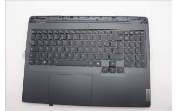 Lenovo 5CB1P50128 C-Cover with keyboard, German, Grey, RGB Backlight, UK