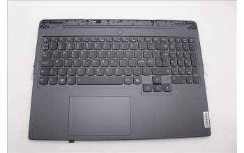 Lenovo 5CB1P50137 C-Cover with keyboard, Nordic, Grey, RGB Backlight, UK