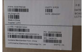 Lenovo 5CB1P50140 C-Cover with keyboard, Slovenian, Grey, RGB Backlight, UK