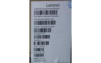 Lenovo 5CB1P50236 Tastatur inkl. Topcase ASM HUN H83E2 LG PST