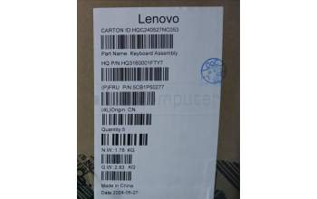 Lenovo 5CB1P50277 Tastatur inkl. Topcase ASM SLV H83E2 LG 2.5K