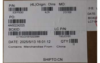 Lenovo 5CB1P50363 MT060_RJ45_DOOR_WLAN_ASSY_VB