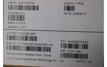 Lenovo 5CB1P50364 FRU COVER MT062_D_COVER_WWAN_ASSY