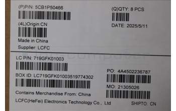 Lenovo 5CB1P50466 A-Cover, FHD, Black, MX030_CFRP