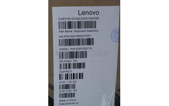 Lenovo 5CB1P53718 Tastatur inkl. TopcaseASM ARA H83E2 LG PST DIS