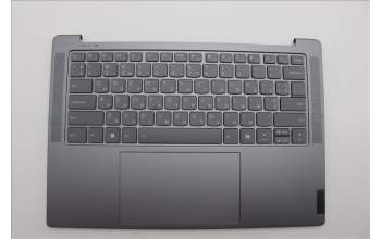 Lenovo 5CB1P54239 C-Cover with keyboard,Ukraine,Luan Grey,Puresight Logo