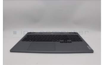 Lenovo 5CB1P55252 C-Cover with keyboard, Portuguese, Luna Grey, Backlight